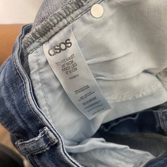 Asos Womens Jeans Size 26 Denim Blue Medium Wash Bootcut Leg Casual Wear - Picture 4 of 14
